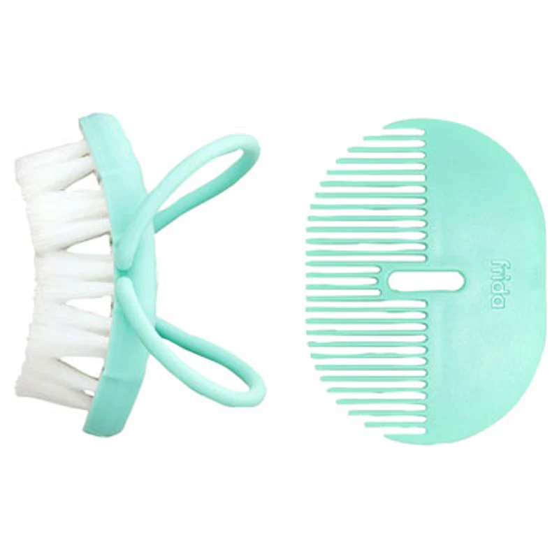 Fridababy Head Hugging Hair Brush & Comb Set (NF037)