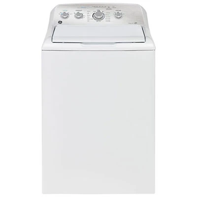 GE 4.9 Cu. Ft. High Efficiency Top Load Washer (GTW451BMRWS) - White - Open Box - Perfect Condition