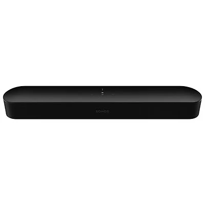 Open Box - Sonos Beam (2nd Gen) Sound Bar with Amazon Alexa and Google Assistant Built-In - Black