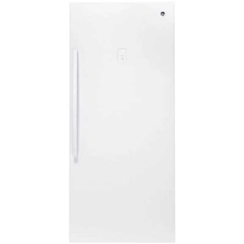 GE 21.3 Cu. Ft. Frost-Free Upright Freezer (FUF21SMRWW) - Open Box - Scratch & Dent