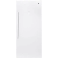 GE 21.3 Cu. Ft. Frost-Free Upright Freezer (FUF21SMRWW) - Open Box - Scratch & Dent
