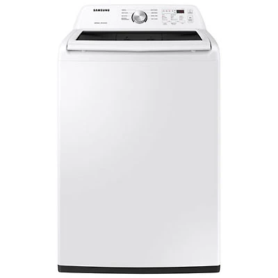 Samsung 5.2 Cu. Ft. High Efficiency Top Load Washer (WA45T3200AW) - White - Open Box - Scratch & Dent