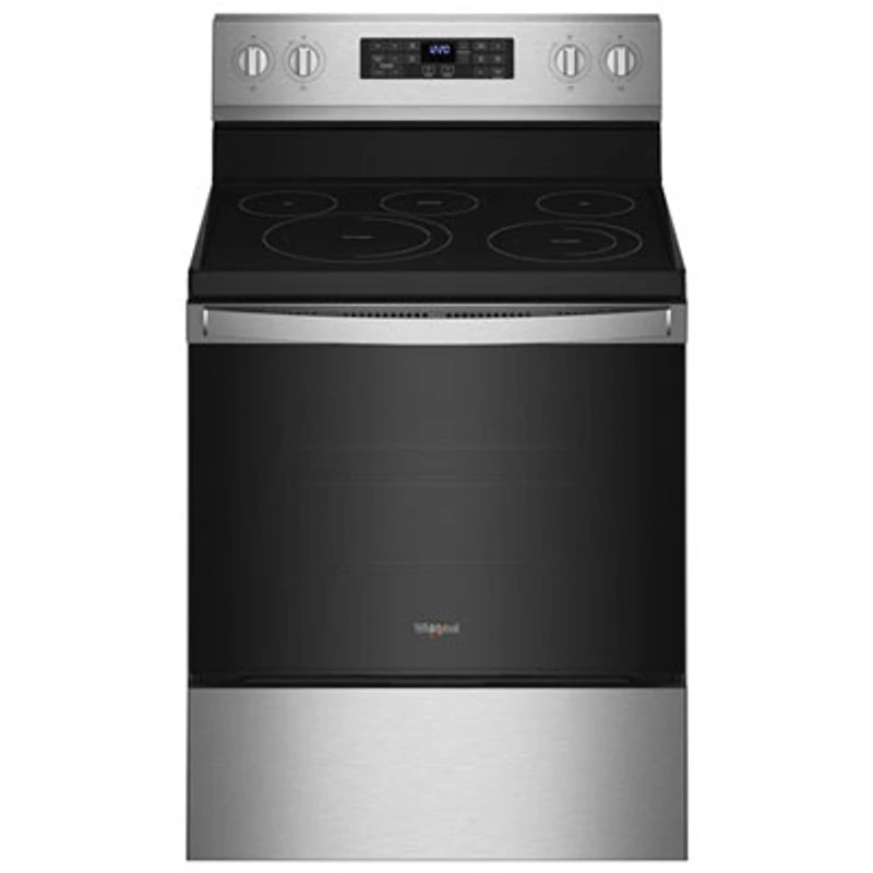 Whirlpool 30" 5.3 Cu. Ft. Electric Air Fry Range (YWFE550S0LZ) -Stainless -Open Box -Scratch & Dent
