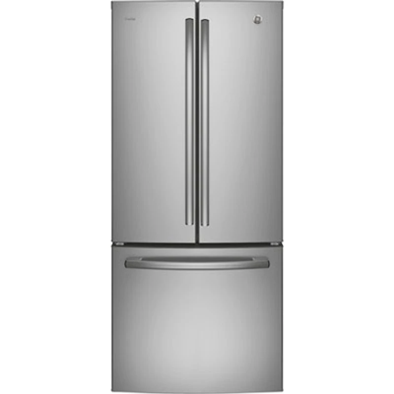 GE 30" 21 Cu. Ft. French Door Refrigerator with Water Dispenser (PNE21NYRKFS) - Stainless Steel