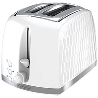 Black & Decker Honeycomb Toaster - 2-Slice - White