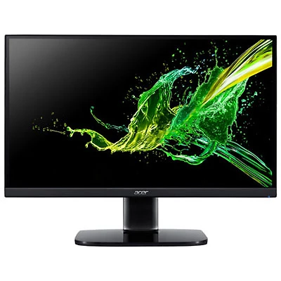 Open Box - Acer 27" FHD 75Hz 1ms GTG IPS LED FreeSync Gaming Monitor (KA272) - Black