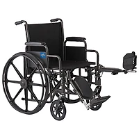 Medline K1 16" Wheelchair with Elevating Leg Rests