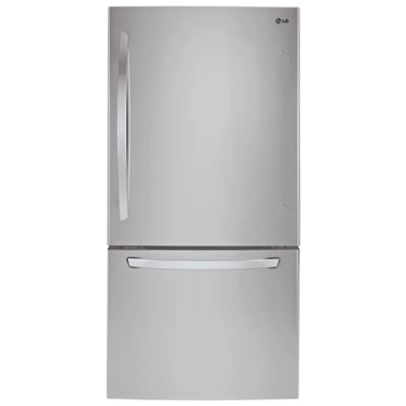 LG 30" 22.1 Cu. Ft. Bottom Freezer Refrigerator (LRDNS2200S) - Stainless Steel