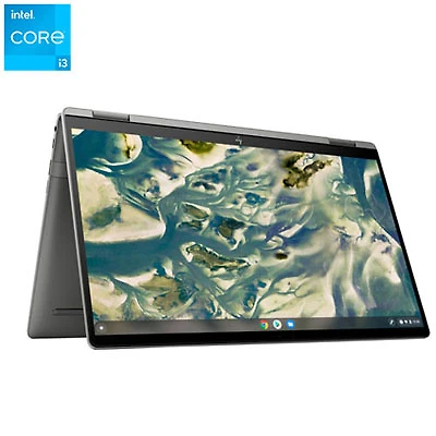 Open Box - HP 14" Touchscreen 2-in-1 Chromebook - Silver (Intel Core i3-1115G4/128GB SSD/8GB RAM)