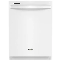 Whirlpool 24" 47dB Built-In Dishwasher (WDT750SAKW) - White - Open Box - Perfect Condition