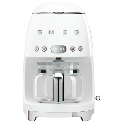 Smeg 10-Cup Drip Coffee Maker - White