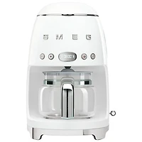 Smeg 10-Cup Drip Coffee Maker - White