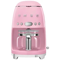 Smeg 10-Cup Drip Coffee Maker - Pink