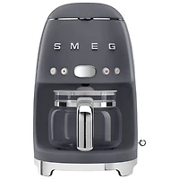Smeg 10-Cup Drip Coffee Maker - Slate Grey
