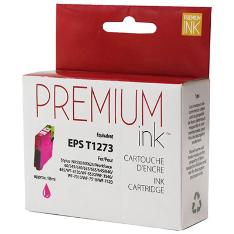 Premium Ink Magenta Ink Cartridge Compatible with Epson (T127320)