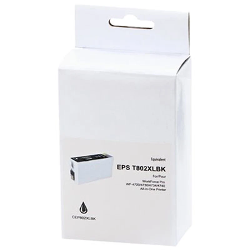 Premium Ink Black Ink Cartridge Compatible with Epson (T802XL120)