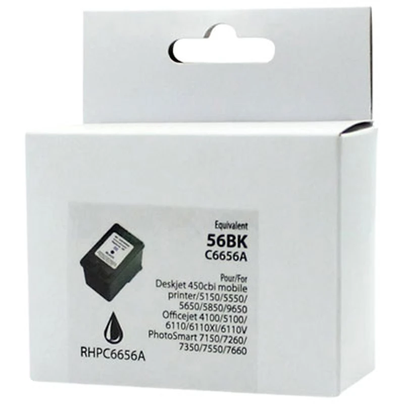Premium Ink Black Ink Cartridge Compatible with HP (C6656A)