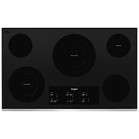 Whirlpool 36" 5-Element Electric Cooktop (WCE97US6KS) - Stainless Steel