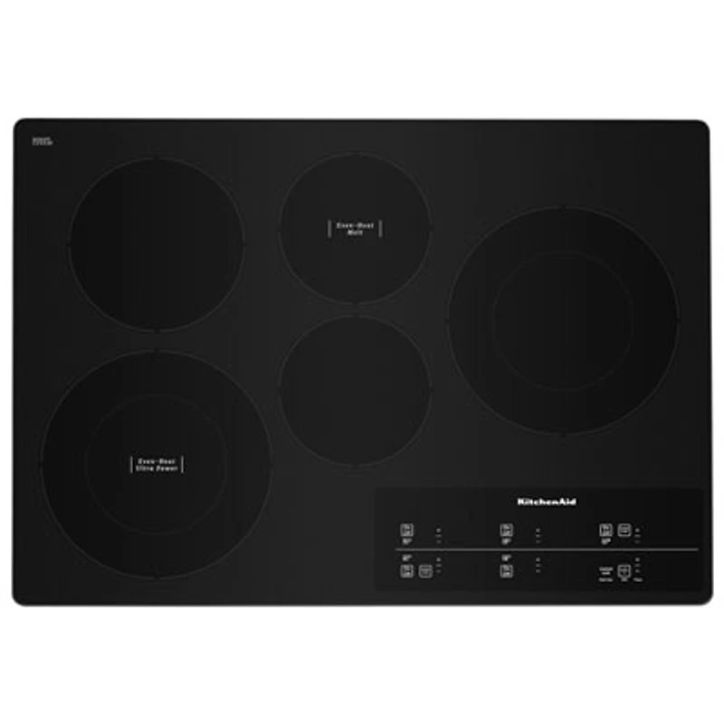 KitchenAid 30" 5-Element Electric Cooktop (KCES950KSS) - Stainless Steel