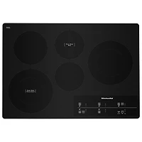 KitchenAid 30" 5-Element Electric Cooktop (KCES950KSS) - Stainless Steel