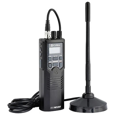 Cobra HHRT50 Hand-Held CB Radio with Antenna - Black