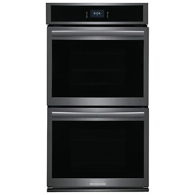 Frigidaire Gallery 27" 7.6 Cu.Ft. Combination Electric Wall Oven (GCWD2767AD) - Black Stainless Steel