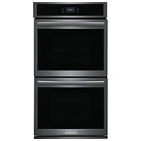 Frigidaire Gallery 27" 7.6 Cu.Ft. Combination Electric Wall Oven (GCWD2767AD) - Black Stainless Steel