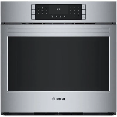 Bosch 30" 4.6 Cu. Ft. True Convection Electric Wall Oven (HBL8454UC) - Stainless Steel