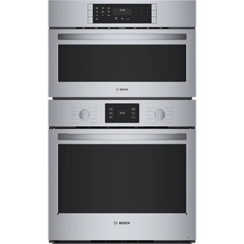 Bosch 30" 4.6 Cu. Ft. Double True Convection Electric Wall Oven (HBL5754UC) - Stainless Steel