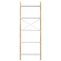 Umbra Bellwood 67" 5-Shelf Freestanding Shelf - White/Natural