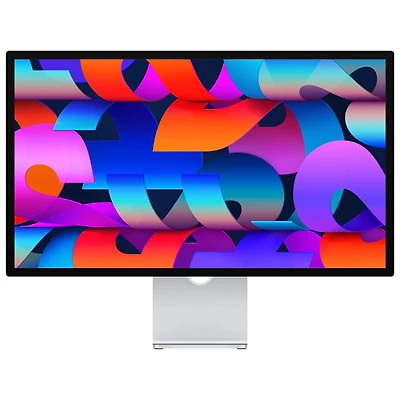 Apple Studio Display 27" 5K Retina Nano-Texture Glass Tilt-Adjustable Monitor (MMYW3VC/A) - Silver