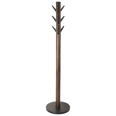 Umbra Flapper Wood Coat Rack - Black/Walnut