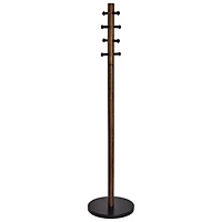 Umbra Pillar Wood Coat Rack - Black/Walnut
