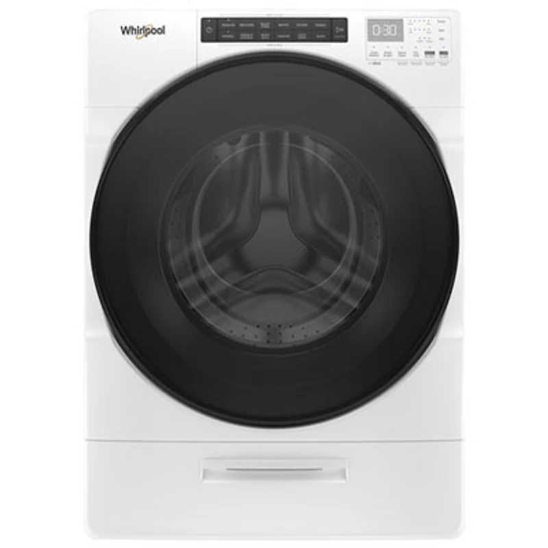 Whirlpool 5.2 Cu. Ft. Electric Washer & Dryer Combo (WFC682CLW) - White