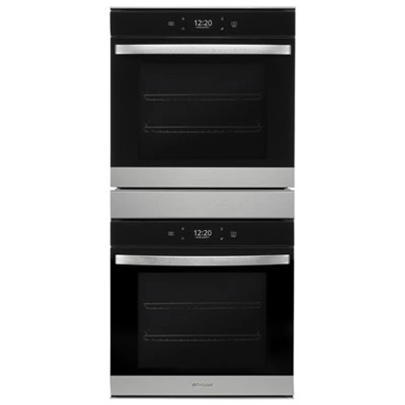 Whirlpool 23" 5.80 Cu. Ft. Double True Convection Electric Wall Oven (WOD52ES4MZ) - Fingerprint Resistant Stainless Steel