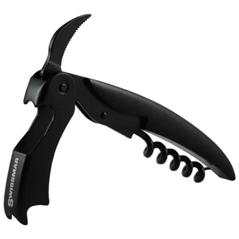 Swissmar Waiter's Corkscrew - Black Steel