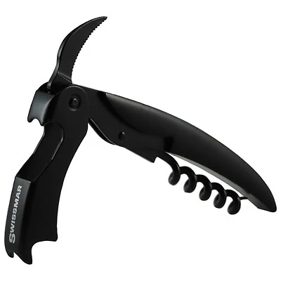 Swissmar Waiter's Corkscrew - Black Steel