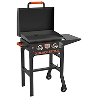 Blackstone On The Go 2-Burner 24000 BTU Propane Gas Griddle Cart with Hood - Black