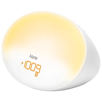 ihome Zenergy Bluetooth Sleep Therapy Machine with USB Charging - White