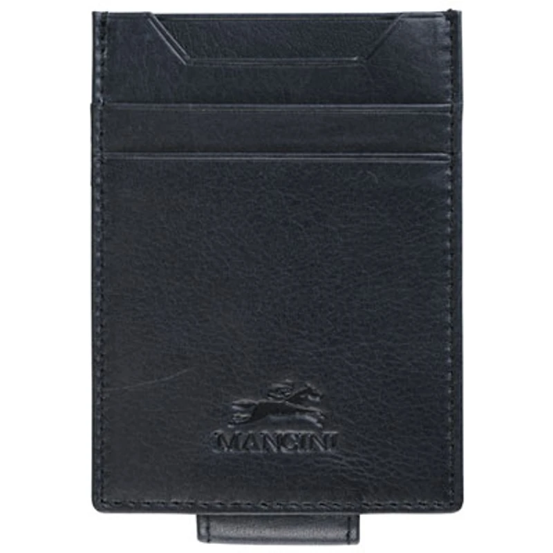 Mancini Bellagio RFID Genuine Leather Money Clip Wallet