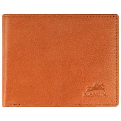 Mancini Bellagio RFID Genuine Leather Bi-fold Wing Wallet