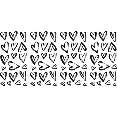 RoomMates Sketchy Hearts Peel & Stick Wall Decals