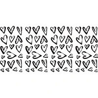 RoomMates Sketchy Hearts Peel & Stick Wall Decals