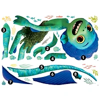 RoomMates Luca Sea Monster Wall Decal