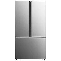 Hisense 36" 26.6 Cu. Ft. French Door Refrigerator with Water Dispenser (RF266C3FSE) -Stainless Steel