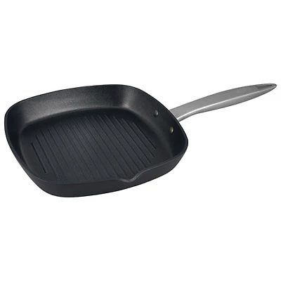 Zyliss 10" Aluminium Grill Pan - Black/Silver