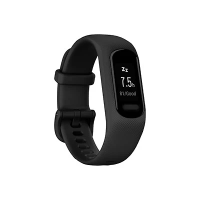 Garmin vivosmart 5 Fitness Tracker with Heart Rate Monitor - Large - Black