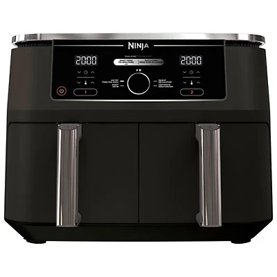 Ninja Foodi 4-in-1 Dual Zone Air Fryer - 9.46kg/10Qt - Black - Only at Best Buy