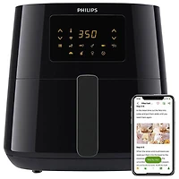 Philips Essential Connected XL Air Fryer - 1.2 kg/6.5Qt - Black