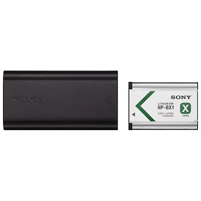 Sony Handy Travel Charger Kit for NP-BX1 X-Type Lithium-Ion Rechargeable Battery
